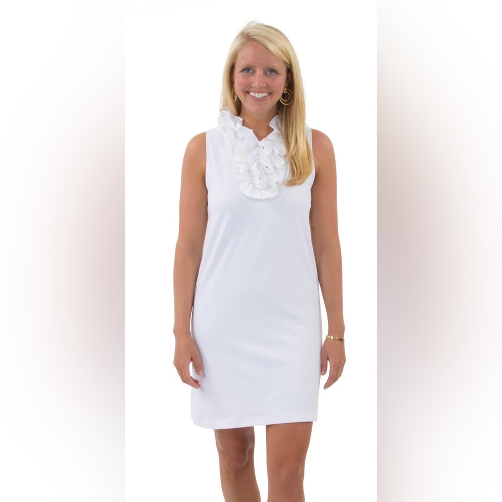 NWT Tuckernuck ⚓️SAILOR-SAILOR⚓️ Sleeveless Skipper Dress … *WHITE* … Size: M